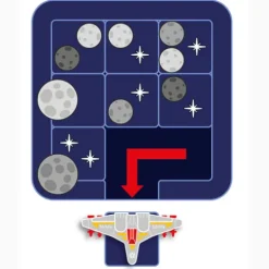 Asteroid Escape Logic Game