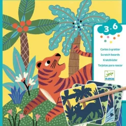 Big Animals Scratch Art