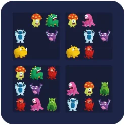 Monsters Hide and Seek Logic Game