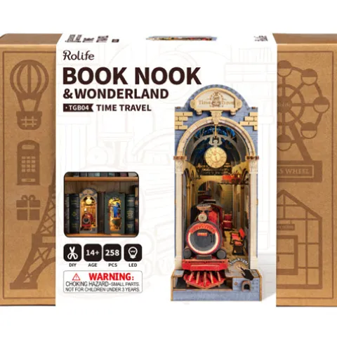 Time Travel DIY Book Nook