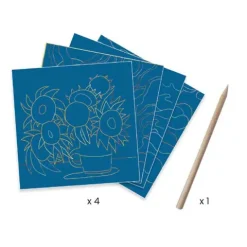 Van Gogh Scratch Art