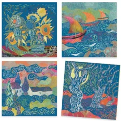 Van Gogh Scratch Art