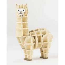 Wooden Alpaca 3D Model