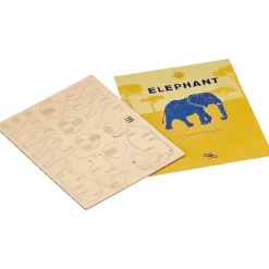 Wooden Elephant 3D Model